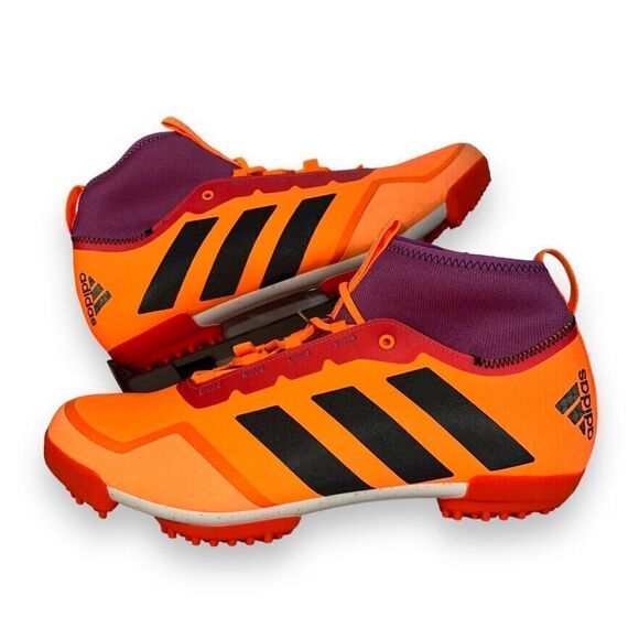 Adidas The Gravel Cycling Shoes Orange / Lilac GX1665 Men's 10.5 Women's 11.5 - Picture 1 of 12